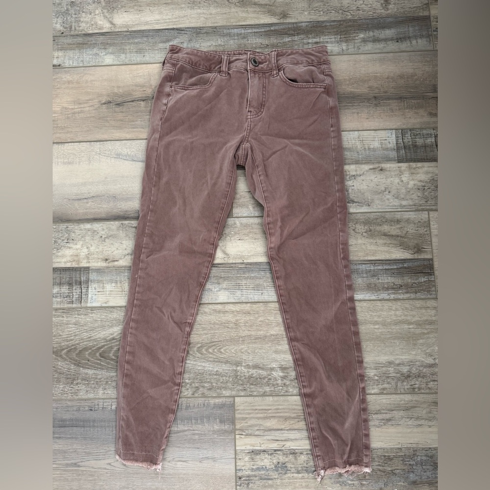 American Eagle Outfitters Women's Dusty Pink Skinny Jeans